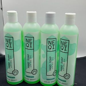 4 x NEQI Bottles Of Hand Soap w/ Aloe Vera 8, 10 or 16 fl oz Paraben Gluten Free